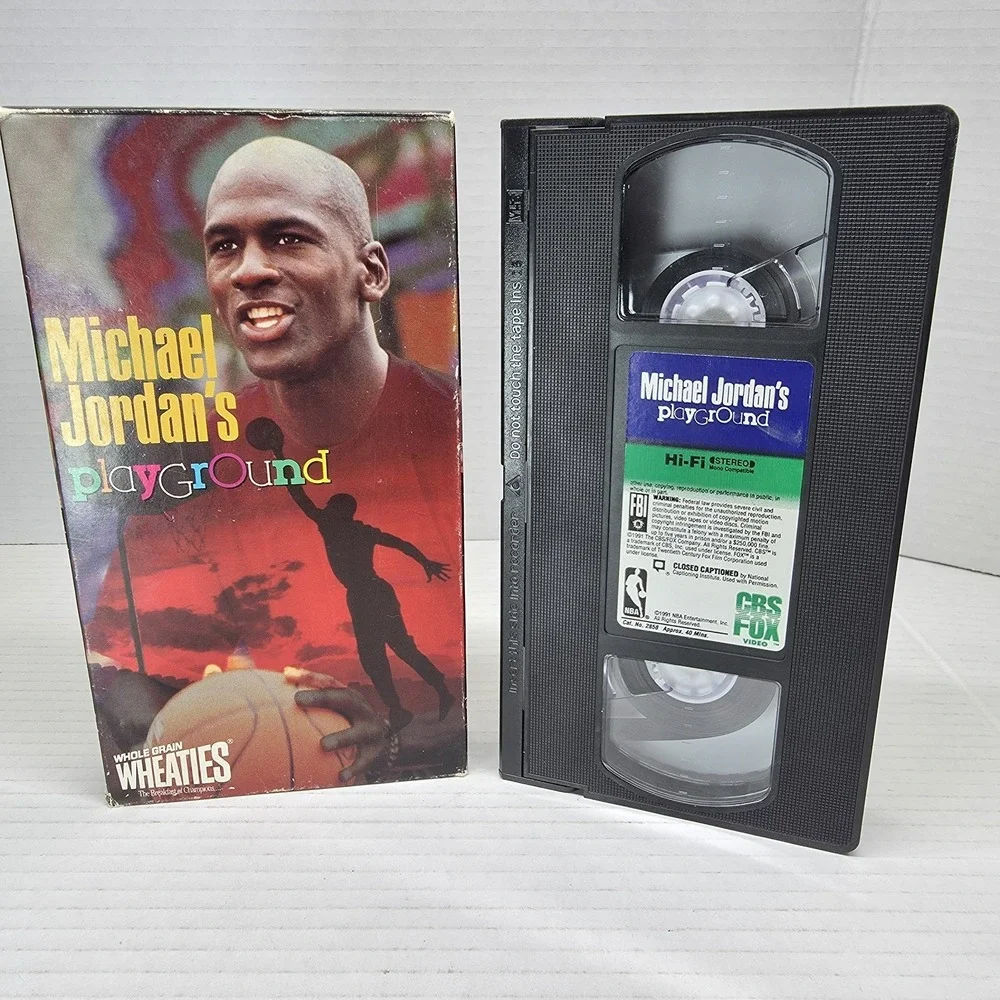 Lot of 5 VTG Sports‎ VHS Tapes NFL & NBA SI NFL Films Michael Jordan Untested
